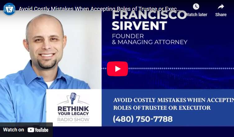 YT Avoid Costly Mistakes as Executor