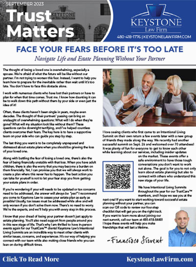 The Keystone News September 2023 - Face Your Fears Before It's Too Late